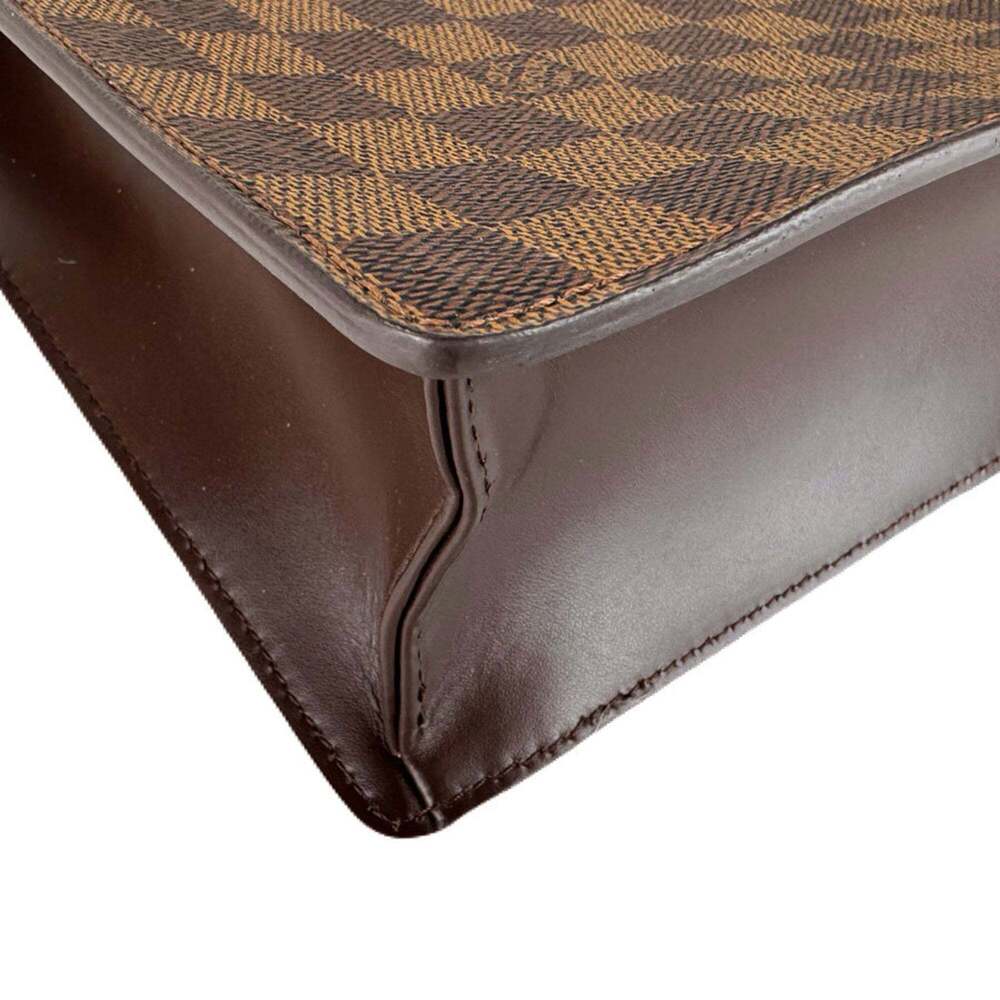 LOUIS VUITTON Authentic Brown Damier Canvas Bag - Picture 8 of 12